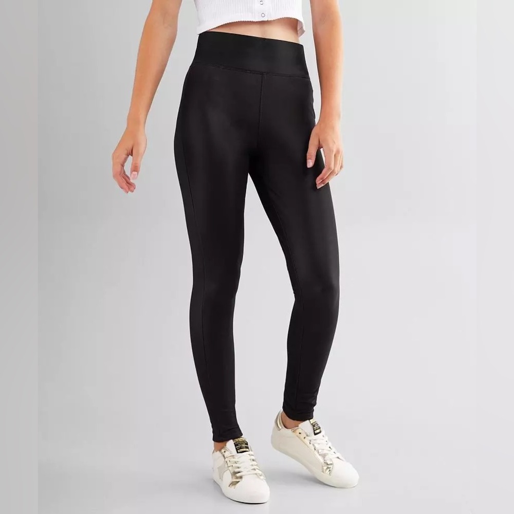 BKE Faux Matte Leather Leggings
